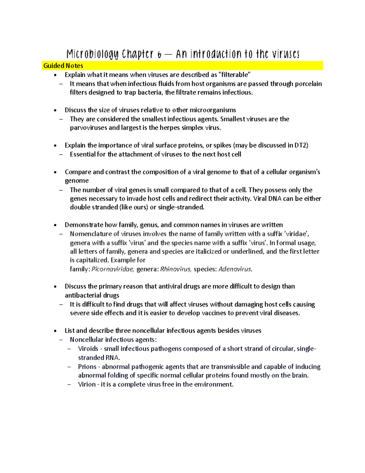 Microbiology Chapter 6 – An Introduction To The Viruses - Microbiology ...