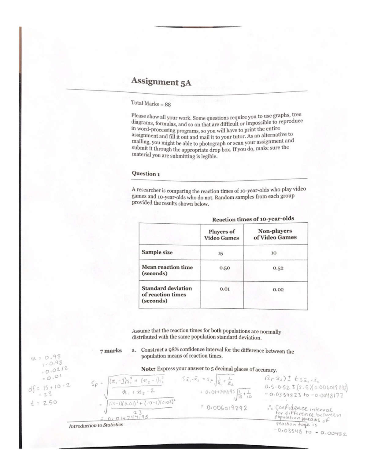 assignment 5 math 215