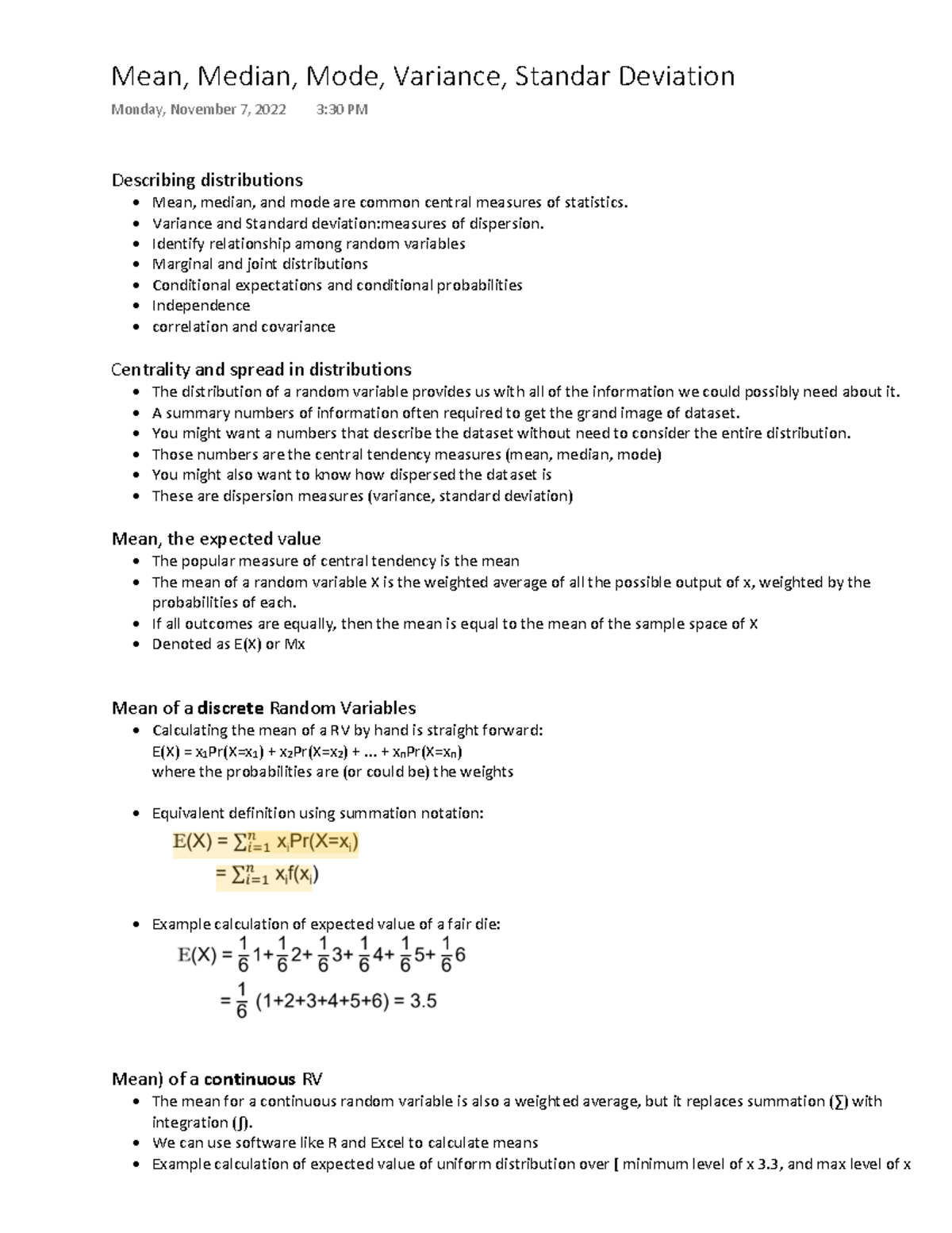 GBA412-MEAN, Median, MODE, Variance, Standar Deviation - Describing ...
