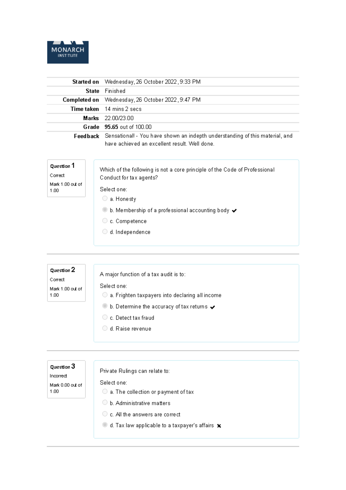 Fnsacc 512 Quiz 14 - review - Question 1 Correct Mark 1 out of 1 ...