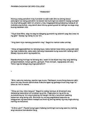 G3 LP English 1 - Lesson Plan Sample - PHINMA- CAGAYAN DE ORO COLLEGE ...