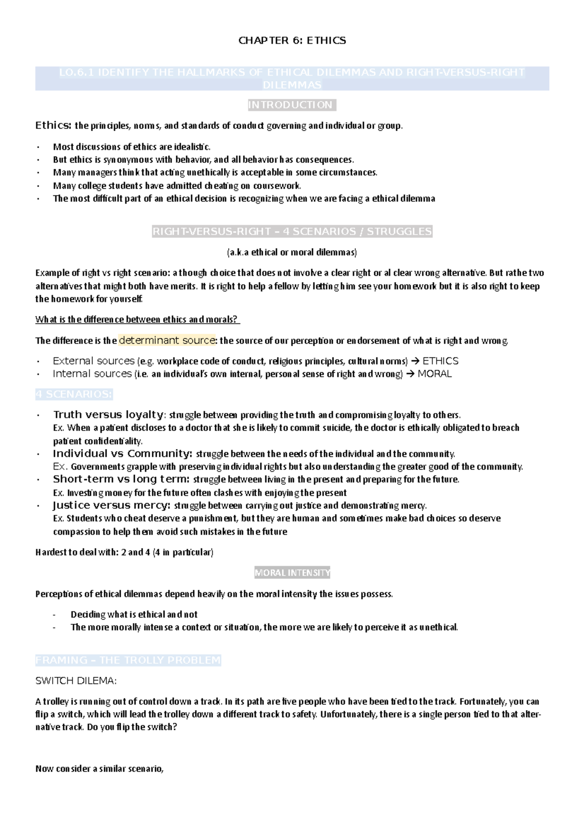 Chapter 6 -lecture power points & book notes - LO.6 IDENTIFY THE ...