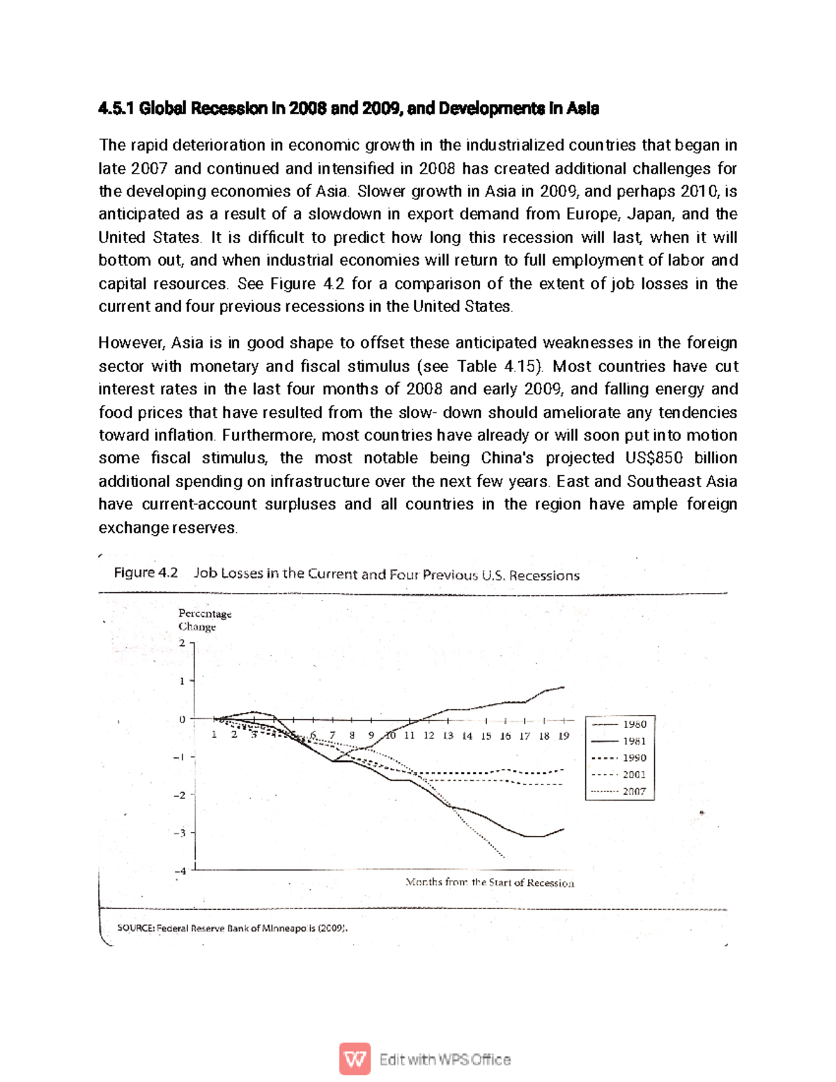 Global Recession in 2008 and 2009 , and Developments in Asia - 1 Global ...
