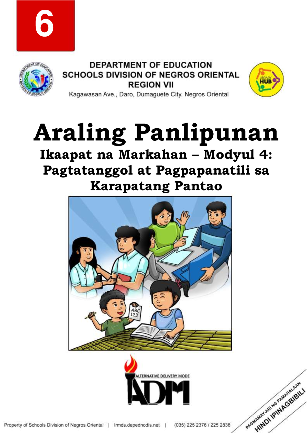 Final AP6 Q4 Wk4 - Grade 6 Araling Panlipunan Quarter 4 Week 4 - I 66 ...