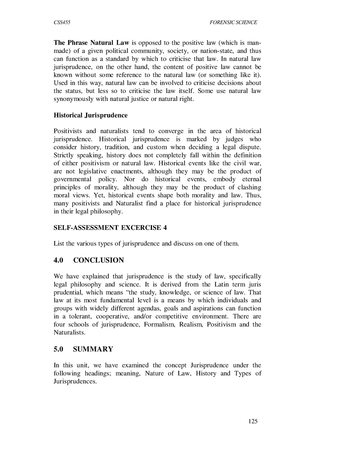 Science Forensic 70 Introduction The Phrase Natural Law Is Opposed 