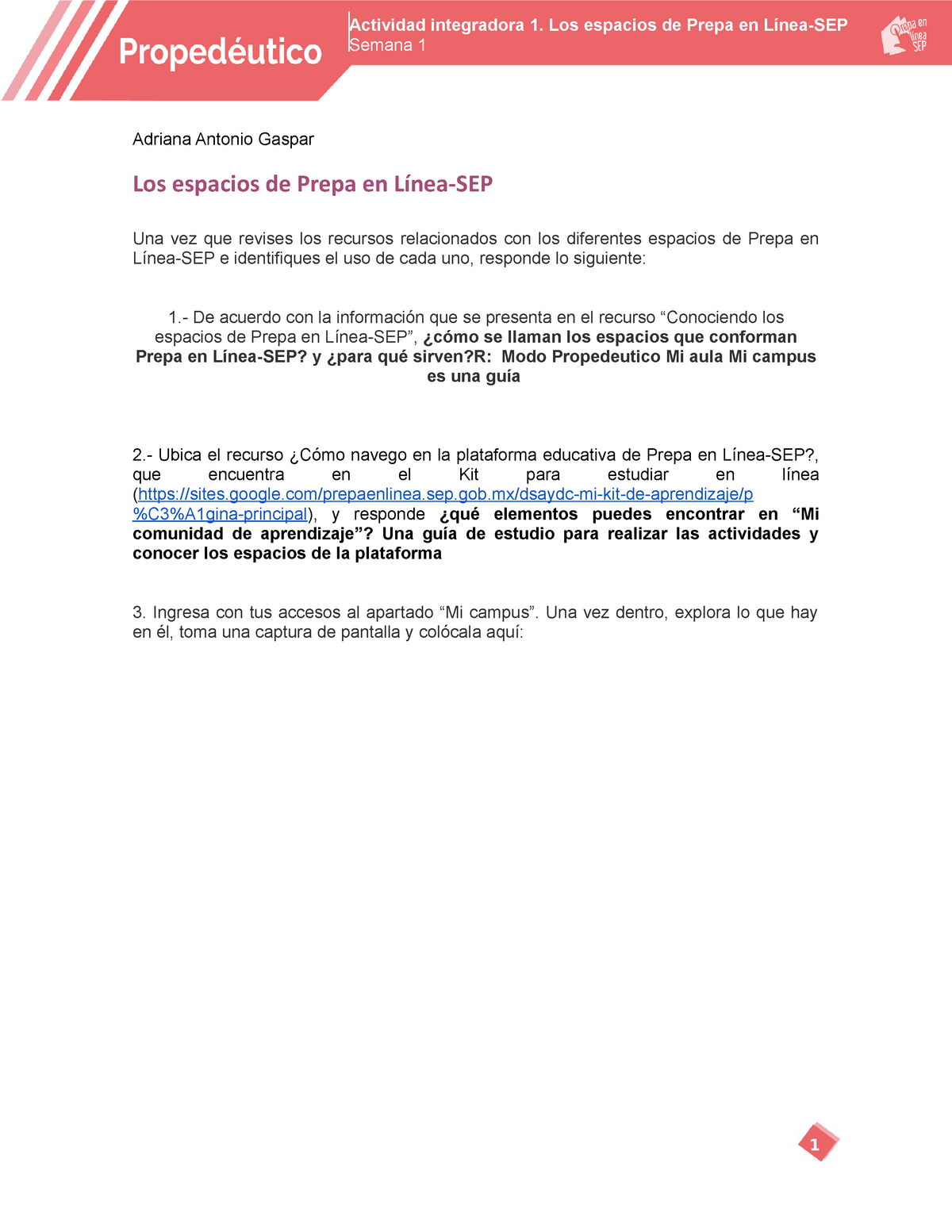 Adriana Antonio Gaspar - Modulo 1. Actividad Integradora 1 - Prepa En ...