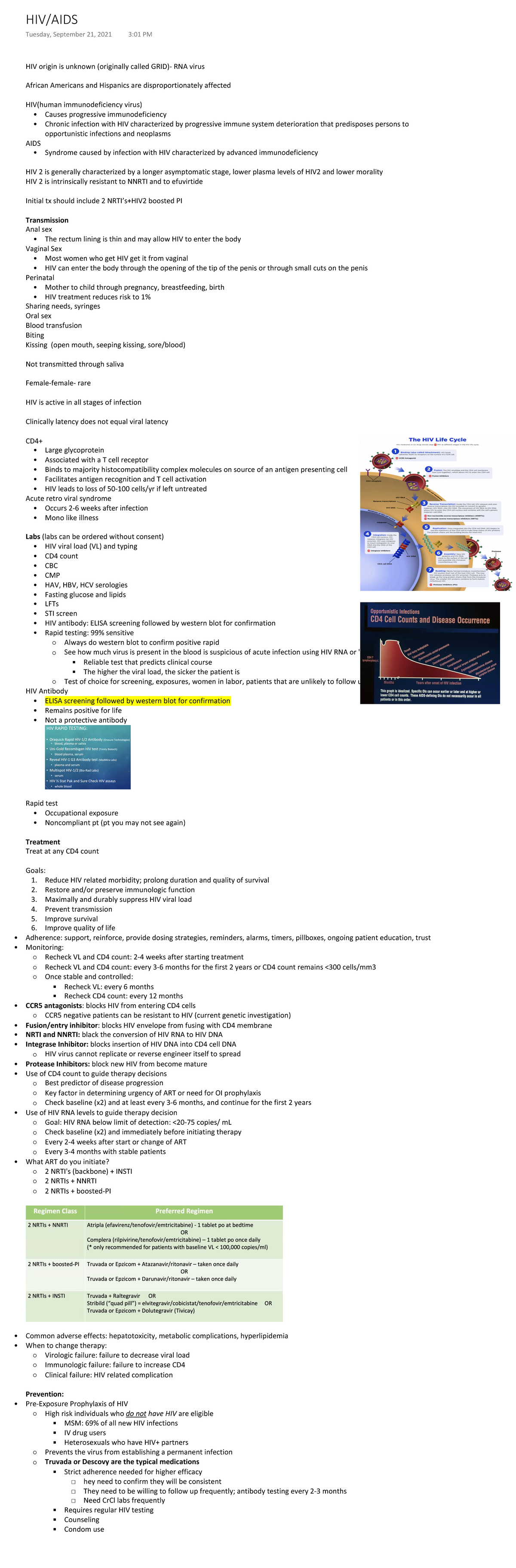 Hivaids HIV summary HIV origin is unknown (originally called GRID) RNA virus African