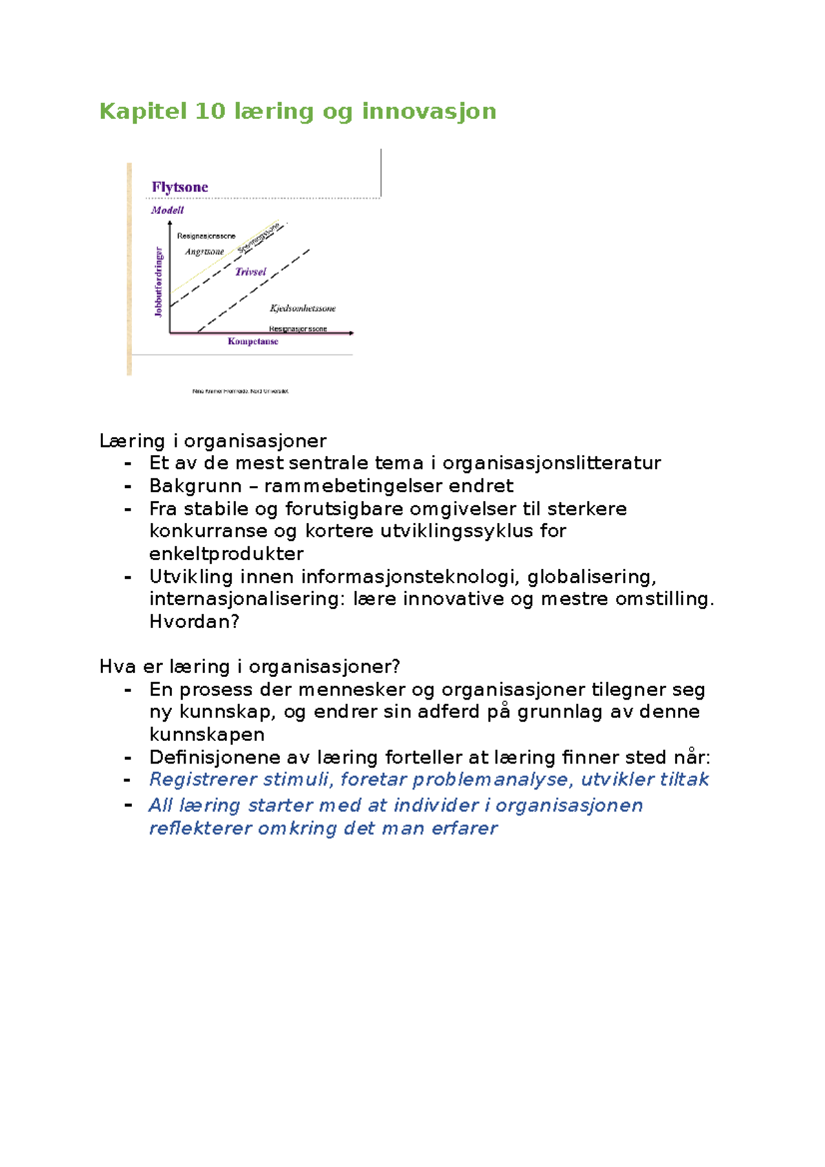 Kapitel 10 Læring Og Innovasjon - Kapitel 10 Læring Og Innovasjon ...