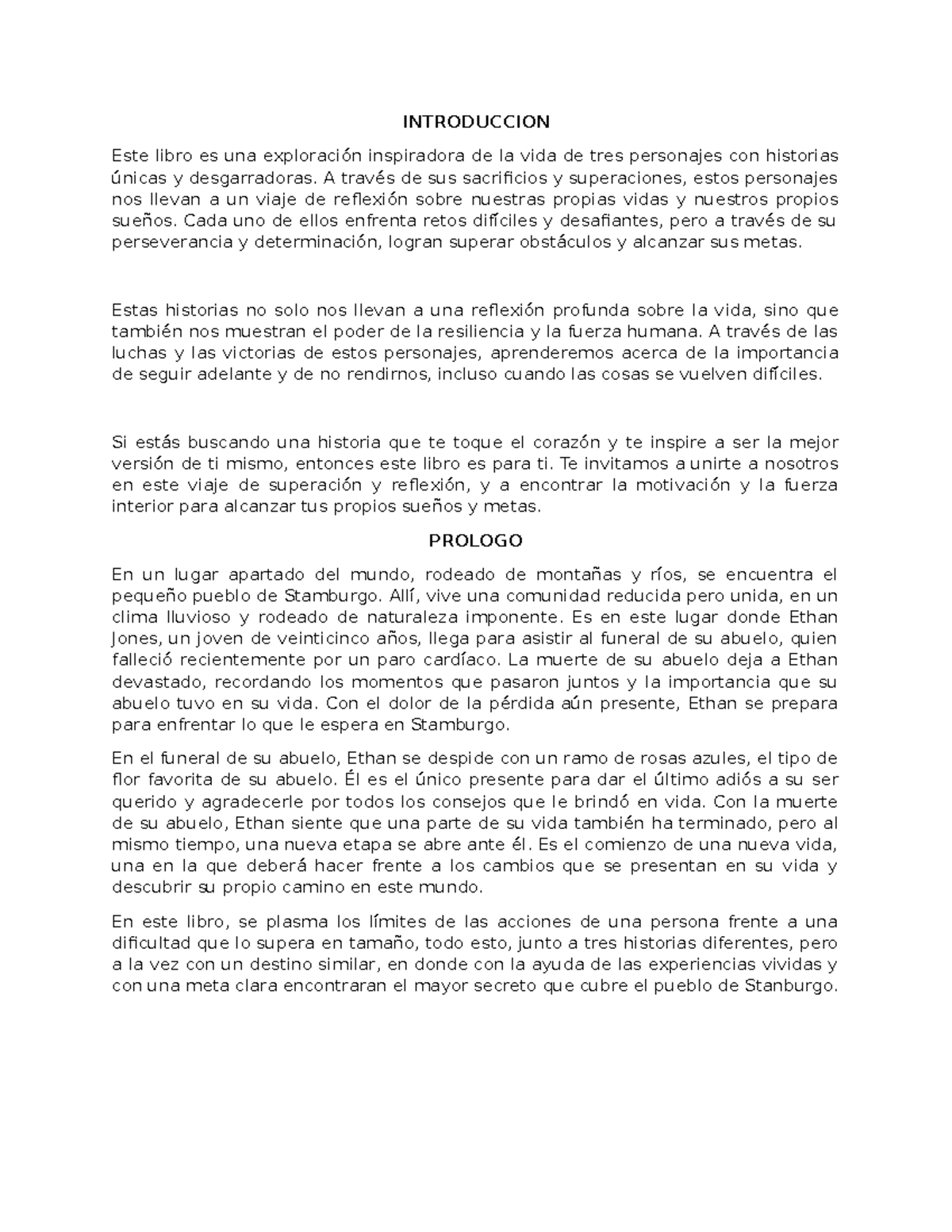 Introduccion Libro Ingles - INTRODUCCION Este libro es una exploración ...