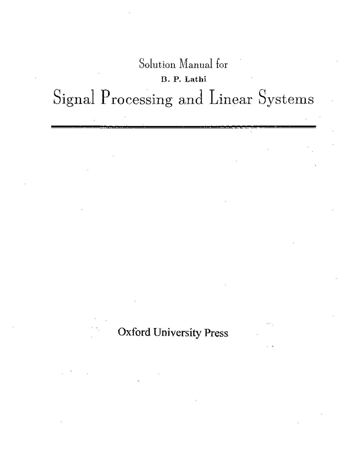 Linear Systems And Signals 3rd Edition Solutions Pdf - Gearymallegni