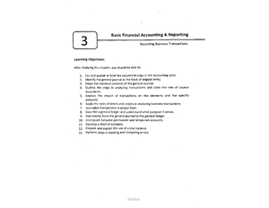 Chapter 2 - Basic Financial Accounting &Reporting - Basic Financial ...