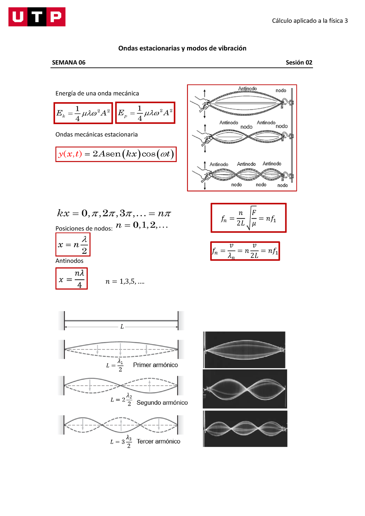 S06.s2- Ejercicios - Tarea - Ondas Estacionarias Y Modos De Vibración ...