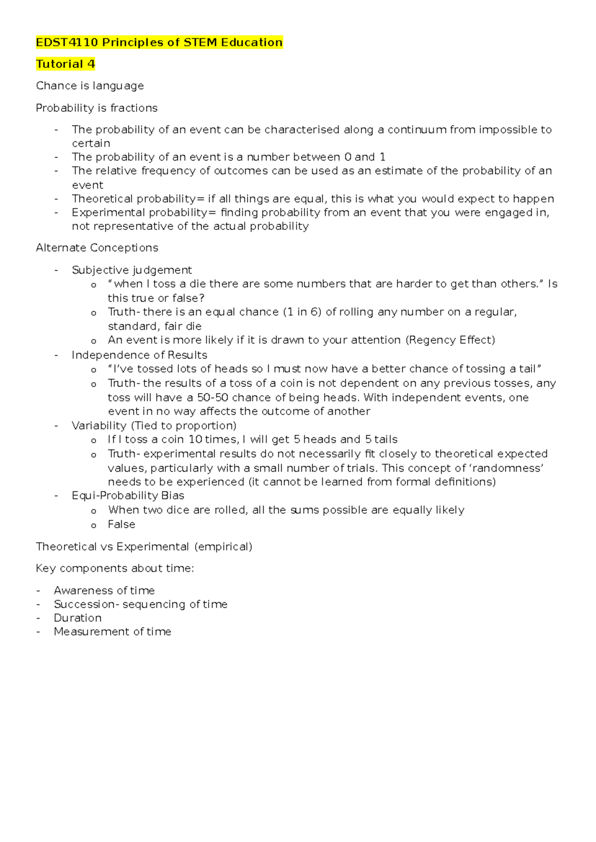 WEEK 4 EDST4110 Principles of STEM Education - EDST4110 Principles of ...