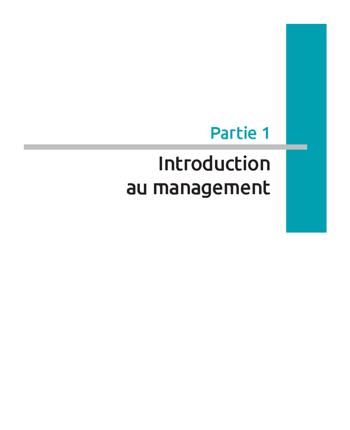 9782340020993 Extrait - Partie 1 Introduction Au Management 13 Chap. 1 ...