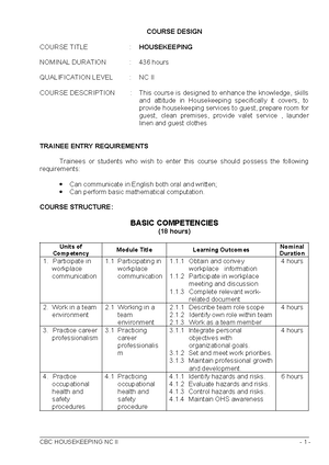 Competency Based Curriculum Template - TESDA-OP CO-01-F (Rev.No-03/08 ...