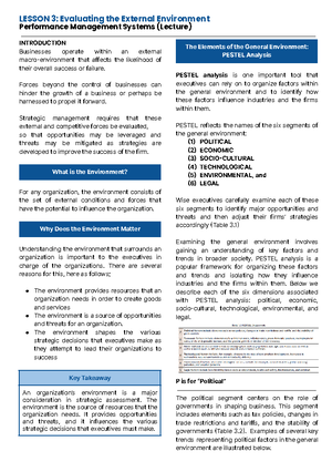 [ ACCTG 702 ] Lesson 1 - Midterm - LESSON 1: Strategy Formulation ...