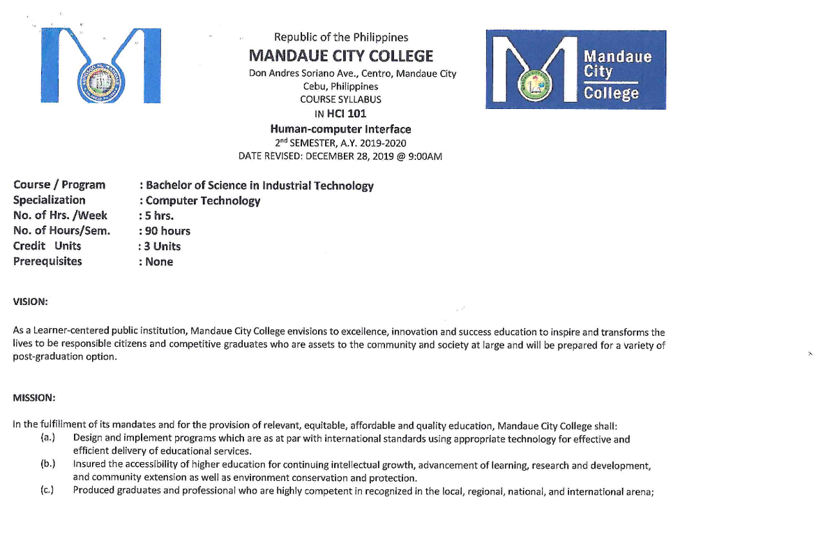 HCI-101 - HCI-101 Lecture notes - English for Academic and Professional ...