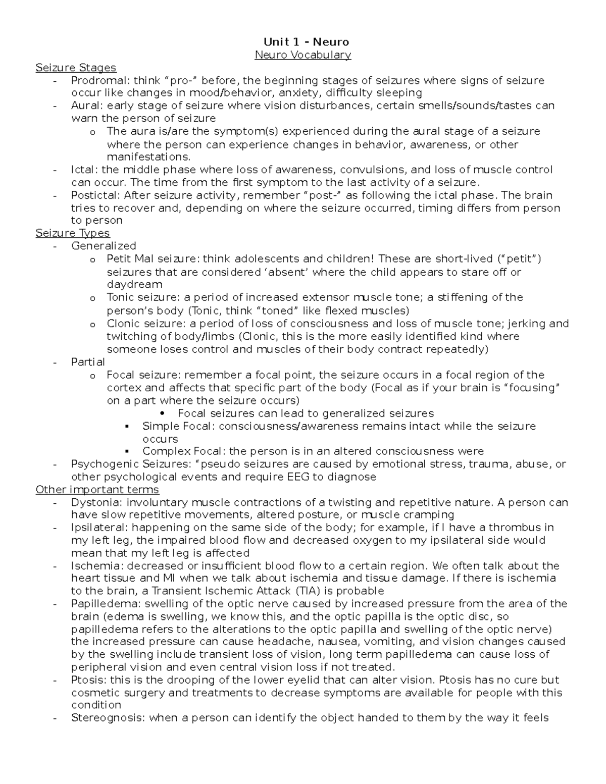 Med Surg Ex 3 SG - NUR 331 - SFA - Studocu