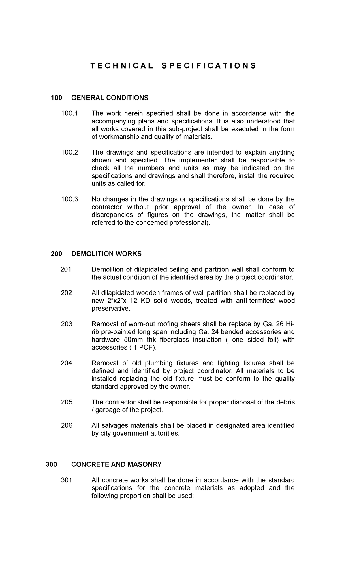 technical-specifications-for-buildings-and-roads-t-e-c-h-n-i-c-a-l-s