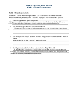 Wk4Assignment - WEEK 4 - MOA120 Electronic Health Records Week 4 ...