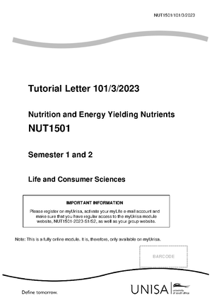 4CNU211 Test 2 2022 - Test 2 2022 - UNIVERSITY OF ZULULAND FACULTY OF ...