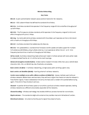TCP IP Key Terms - TCP/IP Basics Key Terms Address Resolution Protocol ...