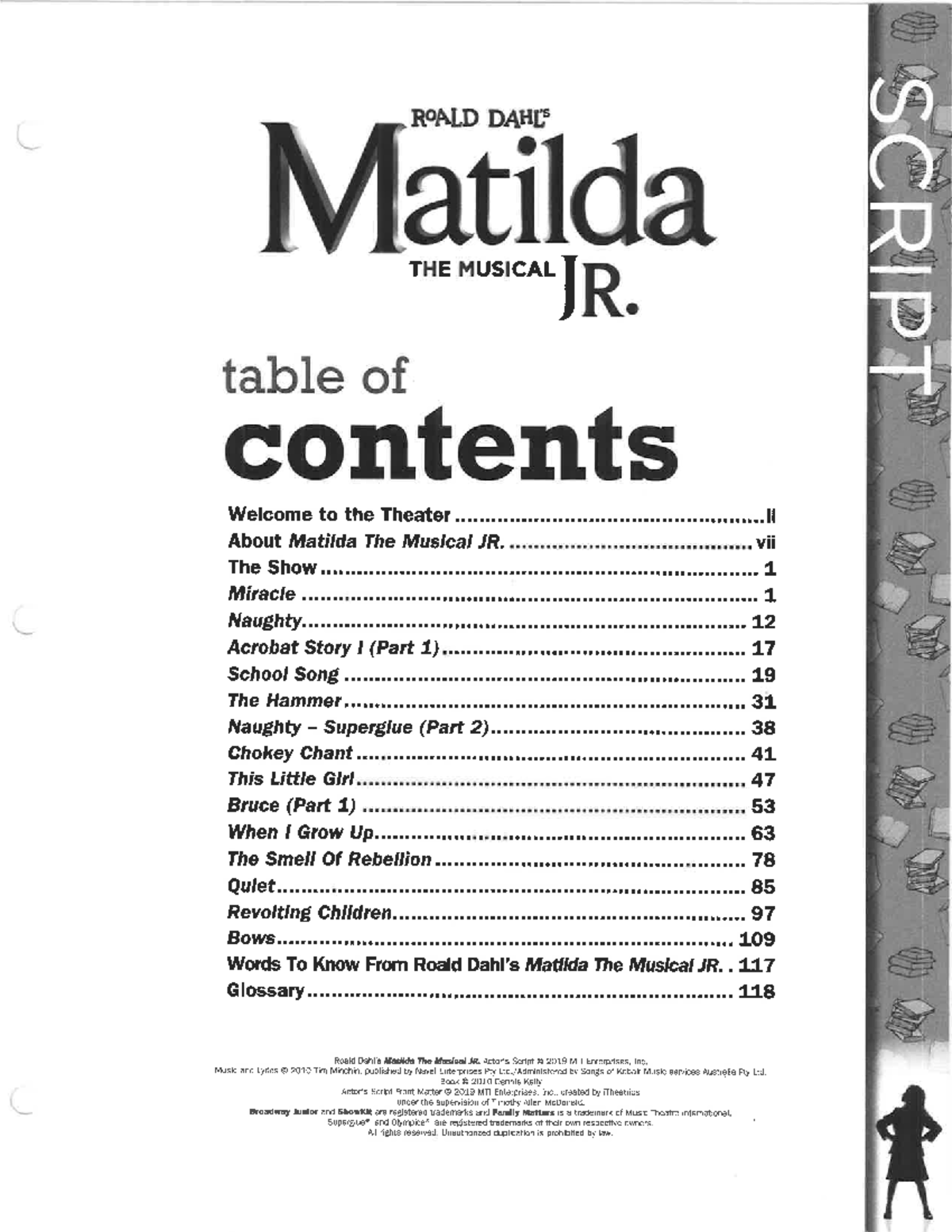 Matilda Jr. Script - Studocu