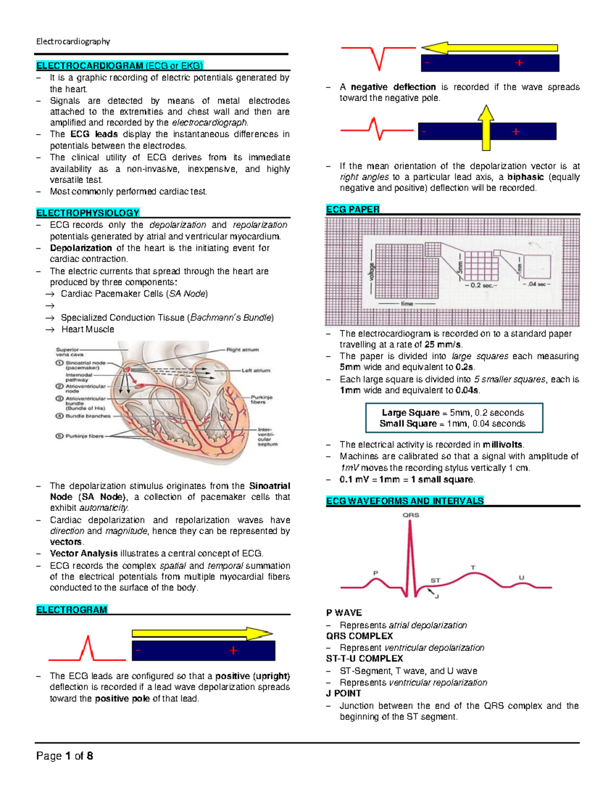 Electrocardiography - An electrocardiogram records the electrical ...