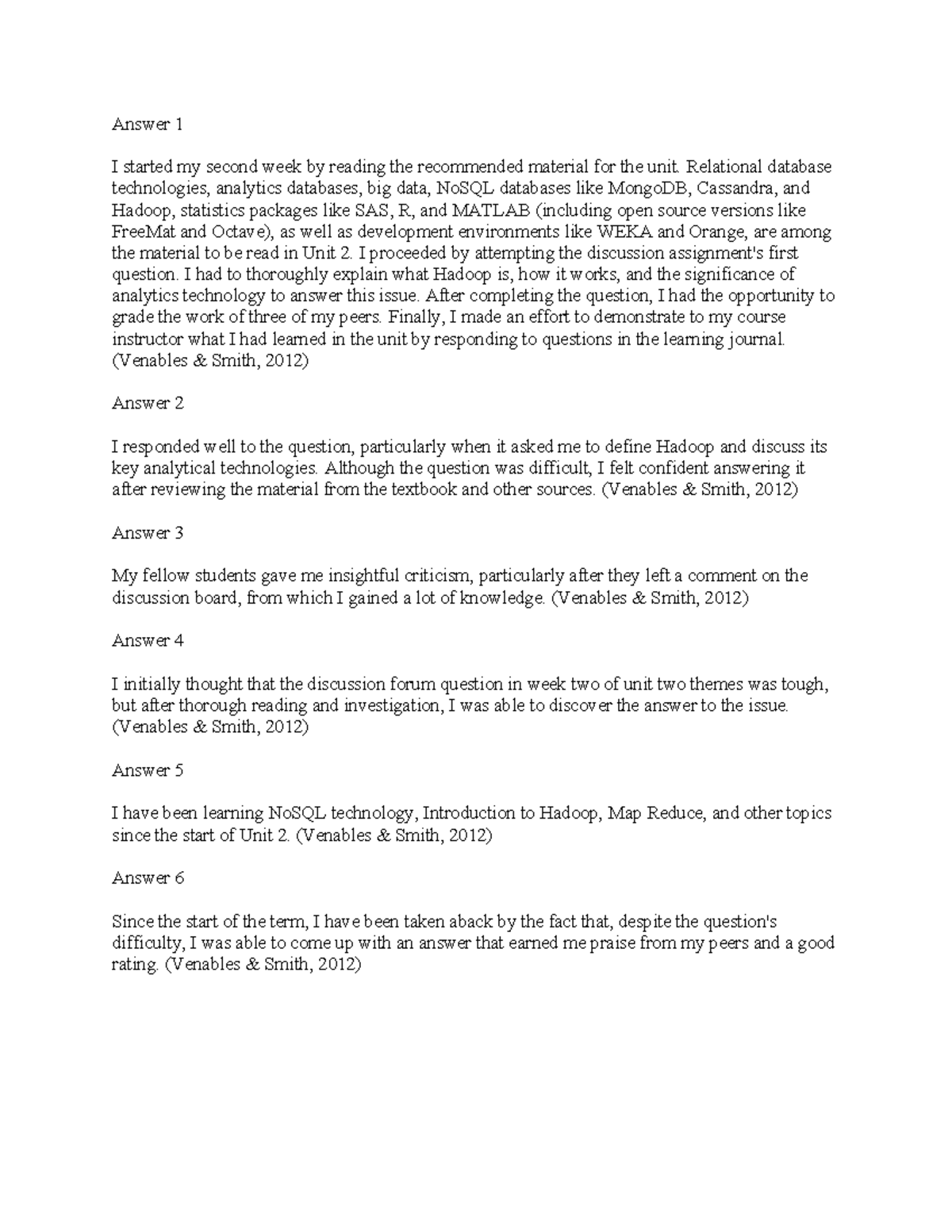 Data mining and Machine learning learning journal unit 2 - Answer 1 I ...