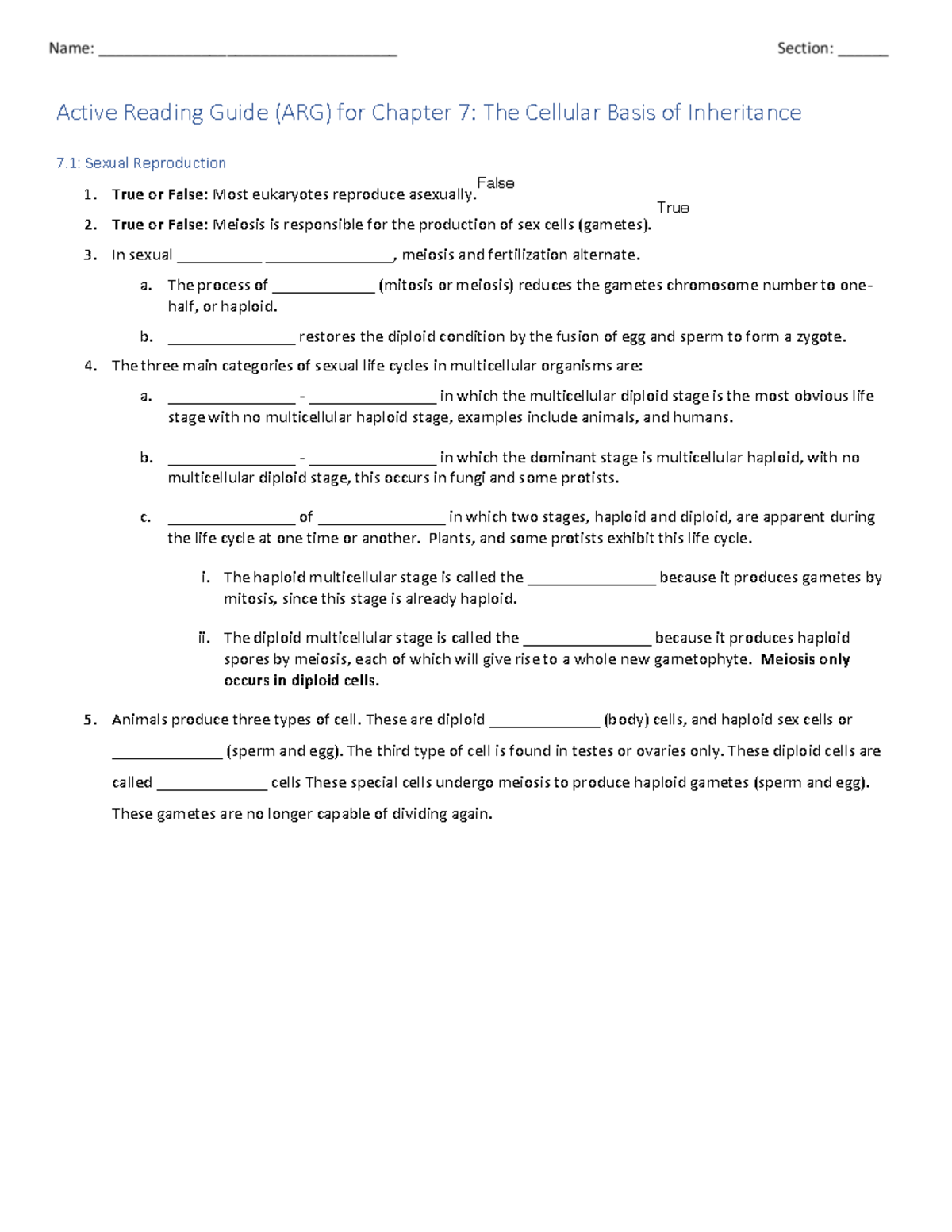 Chapter 7 ARG - n/a - Active Reading Guide (ARG) for Chapter 7: The ...