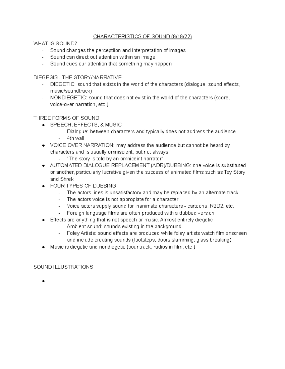 Characteristics Of Sound CHARACTERISTICS OF SOUND 9 19 22 WHAT IS 