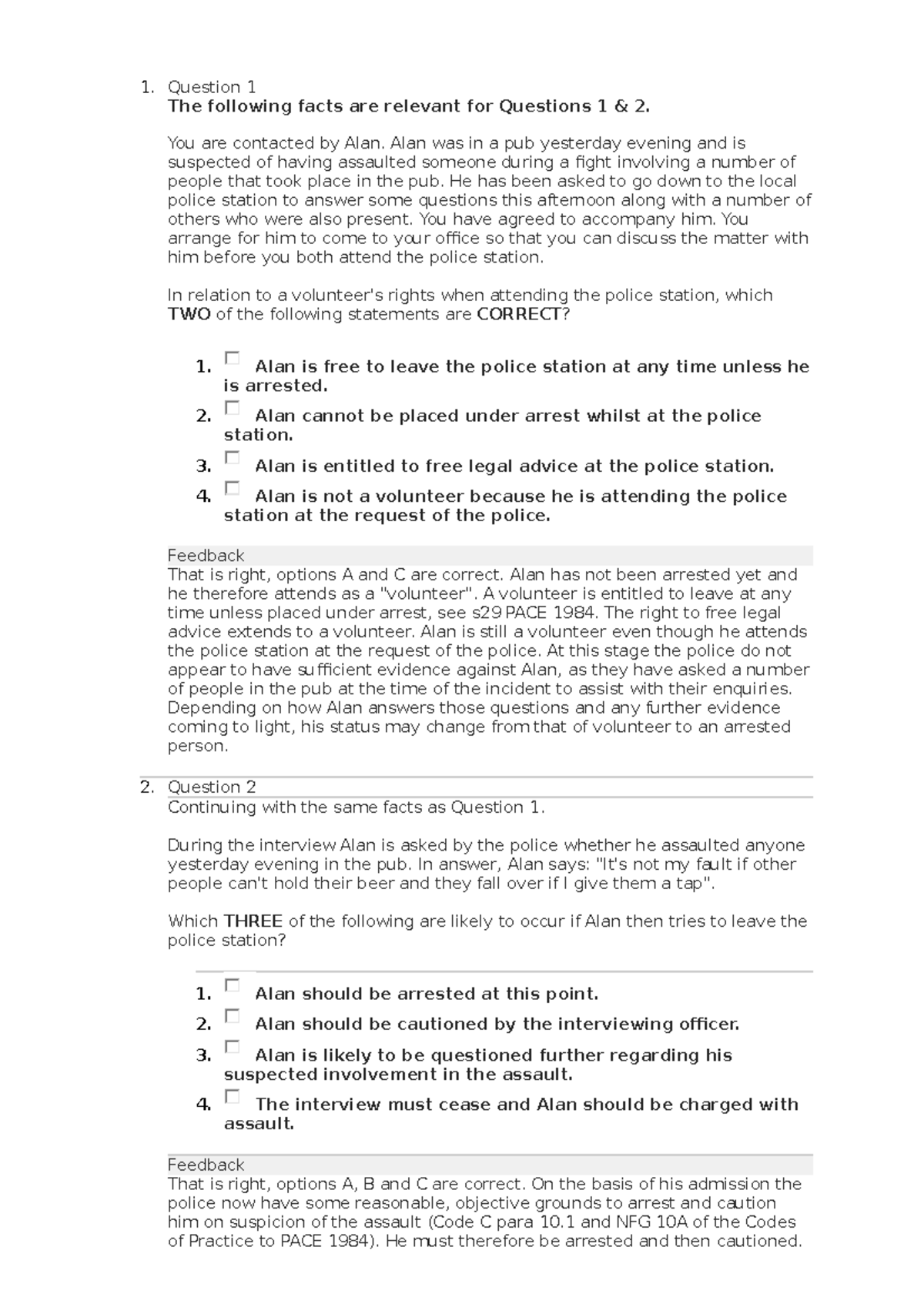Dispute resolution mcq - prep and consolidation - Copy - Question 1 The ...