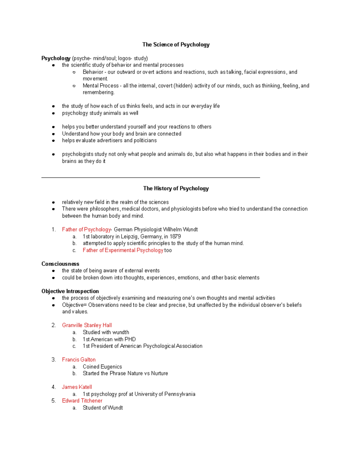 Introduction to Psychology (Book Summary) - The Science of Psychology ...