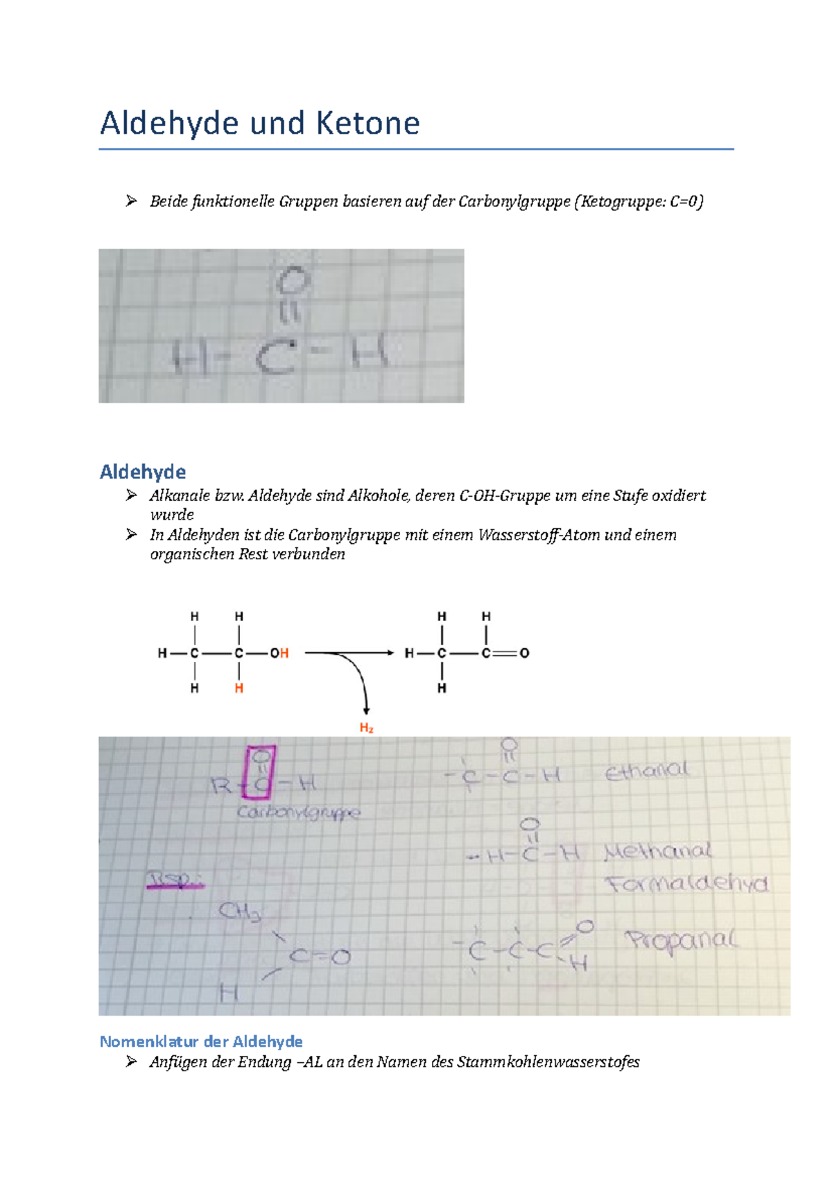 Grundkurs Chemie Aldehyde Und Ketone 1975/Vii – HKVZU