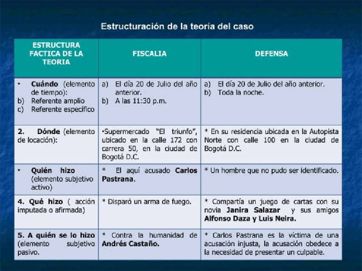 Estructura De La Teoria Del Caso - 20240514 152004 - Derecho Penal