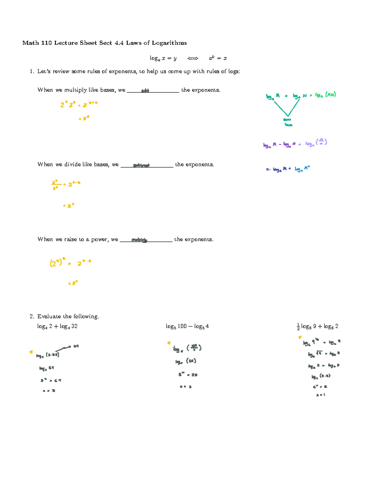 4-4-lecture-notes-4-math-110-lecture-sheet-sect-4-laws-of-logarithms