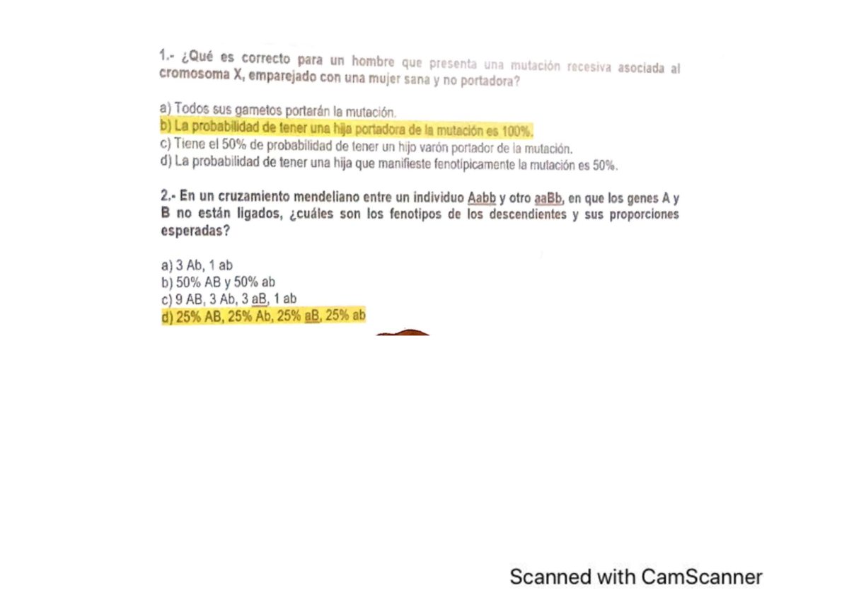Solemne 3 biocel - es correcto para un hombre que presenta una mutación ...