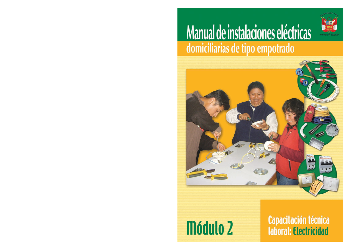 Manual De Instalaciones Electricas Modulo 2 Minedu - «Manual De ...