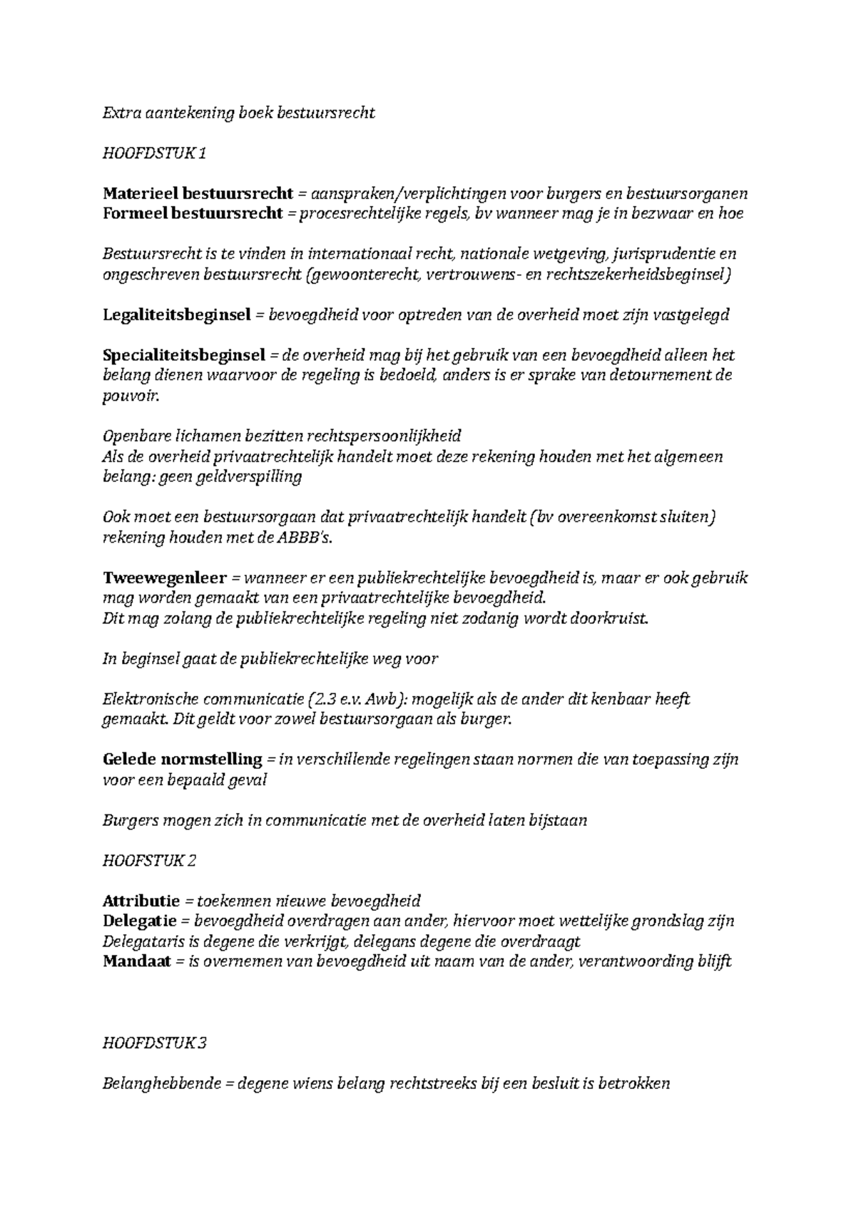 Extra aantekening boek bestuursrecht Openbare lichamen bezitten rechtspersoonlijkheid Als de Extra aantekening boek bestuursrecht Openbare lichamen bezitten rechtspersoonlijkheid Als de