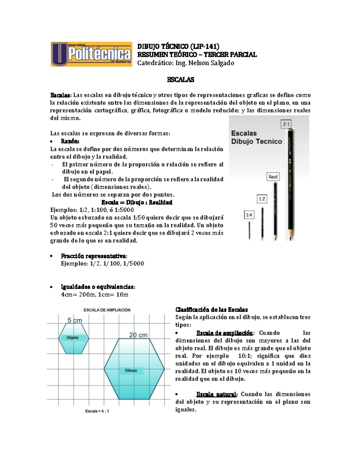 Dibujo Tecnico Resumen Teórico Tercer Parcial - DIBUJO T.. (LIP- 141 ...