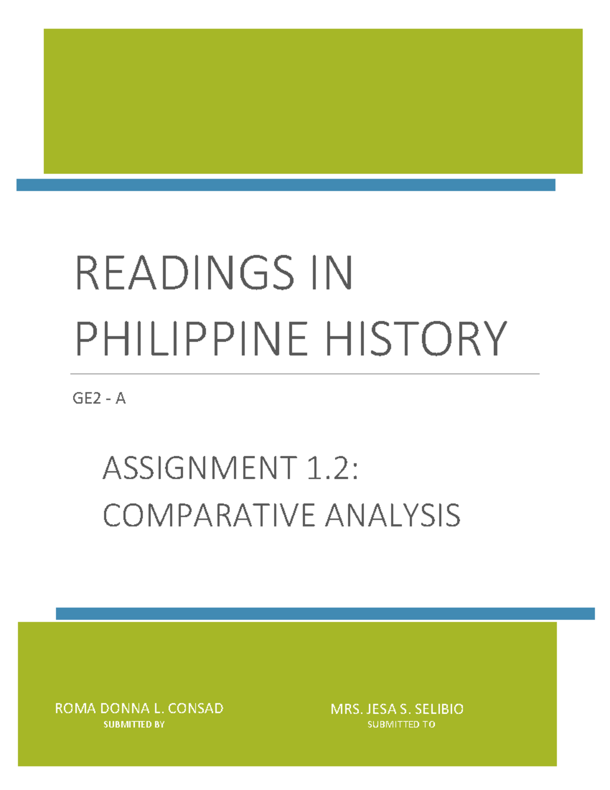 Comaparative Analysis of General Luna's Death - Warning: TT: undefined ...