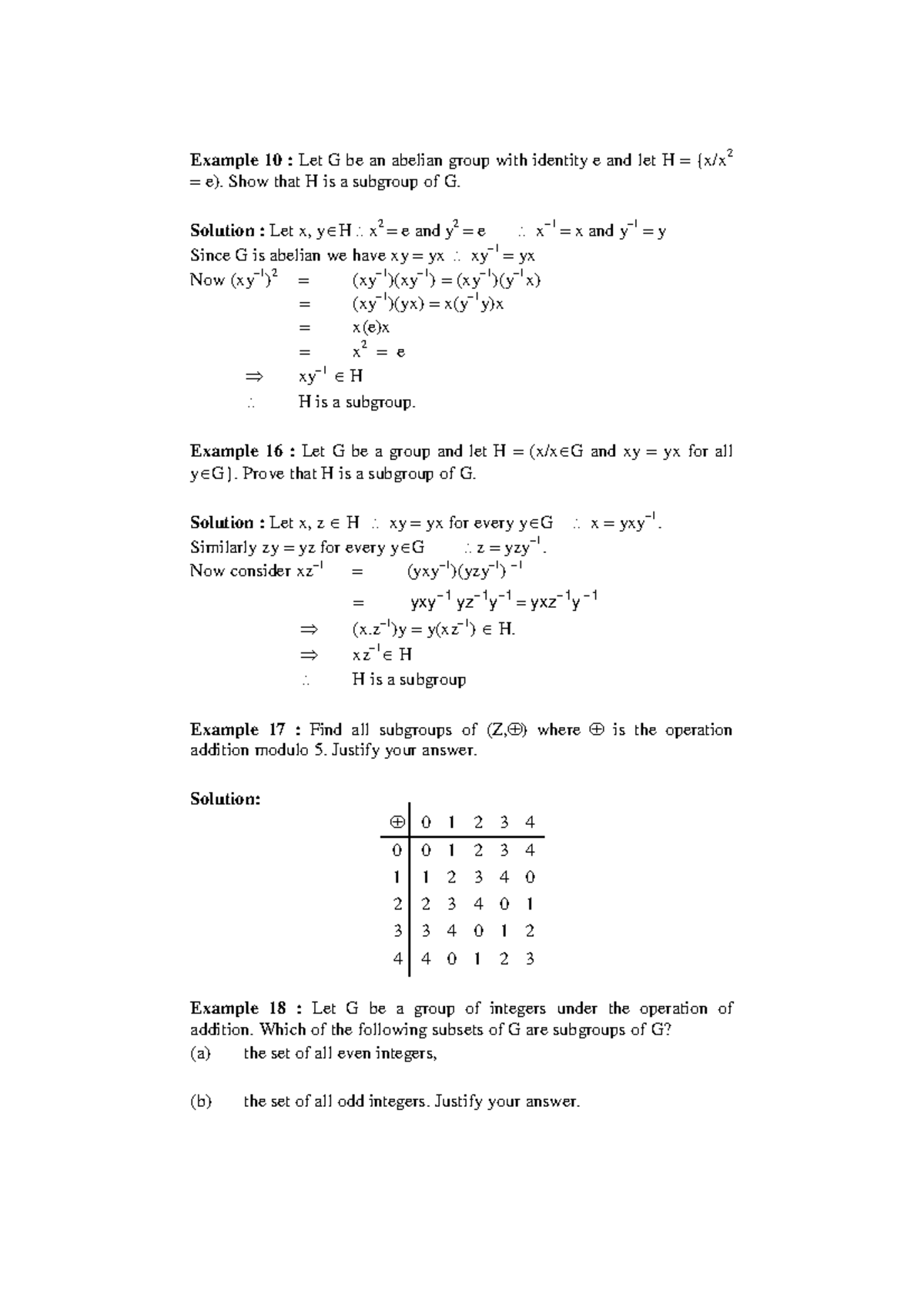 Discrete Mathematics Lecturer Notes PDF-27 - Example 10 : Let G be an ...