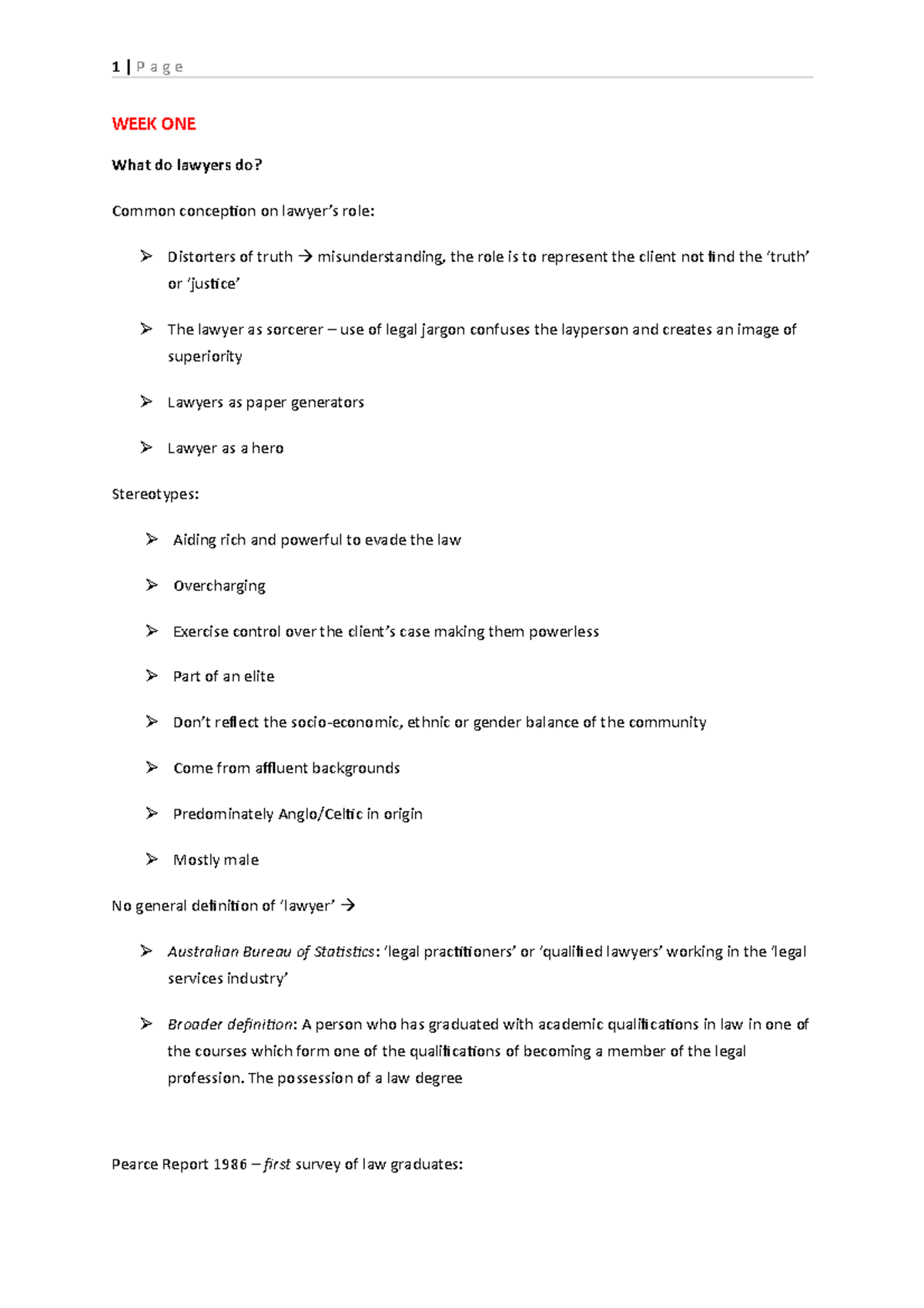 Ethics exam notes Summary Lawyers And Australian Society WEEK ONE