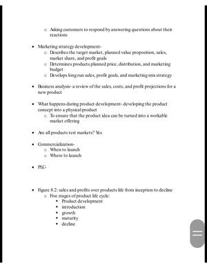 Principles Of Marketing Chapter 7 Continued - MKT 3013 - Studocu