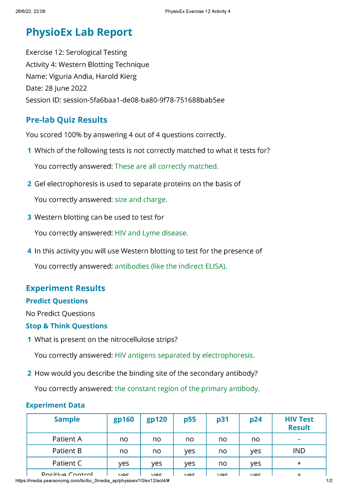 Physio Ex Exercise 1 2 Activity 4 - Pearsoncmg/bc/bc_0media_ap/physioex ...