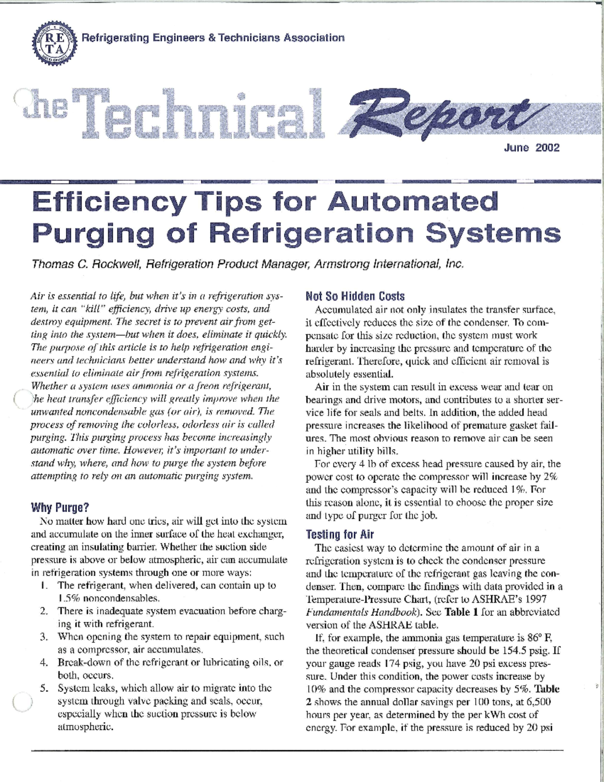 Purging Industrial Refrigeration Systems The Engineer vrogue.co