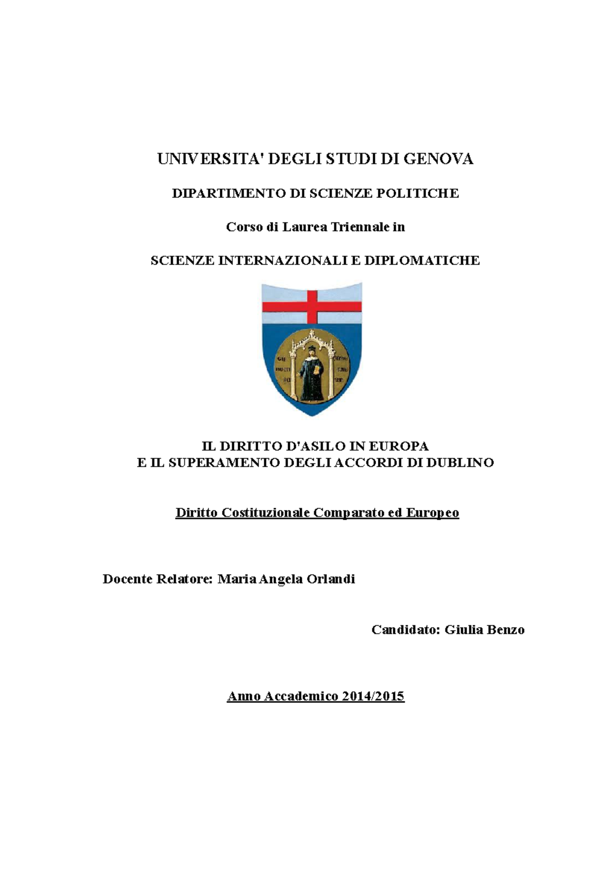 Magistrale Dopo Scienze Internazionali E Diplomatiche