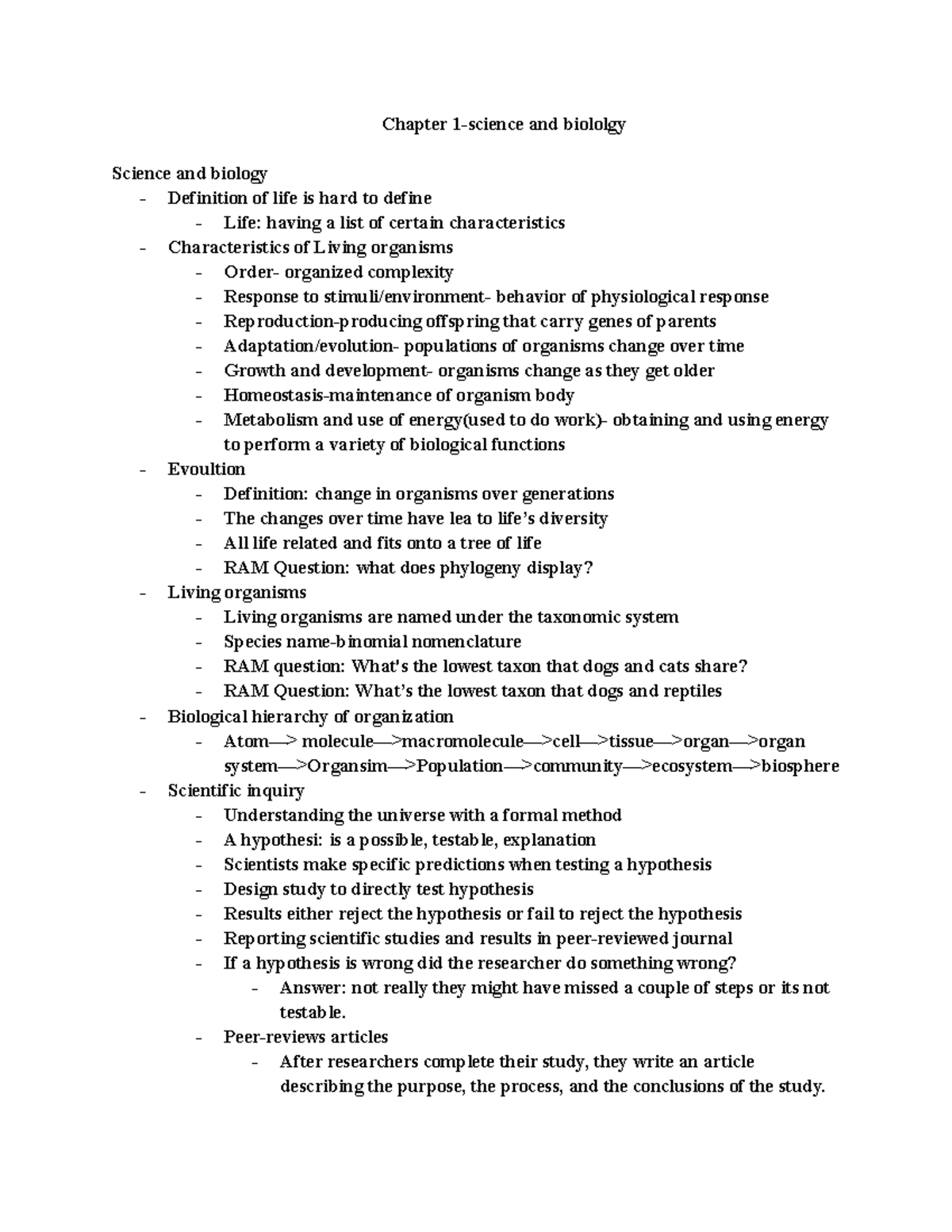 bio-notes-chapter-1-science-and-biololgy-science-and-biology