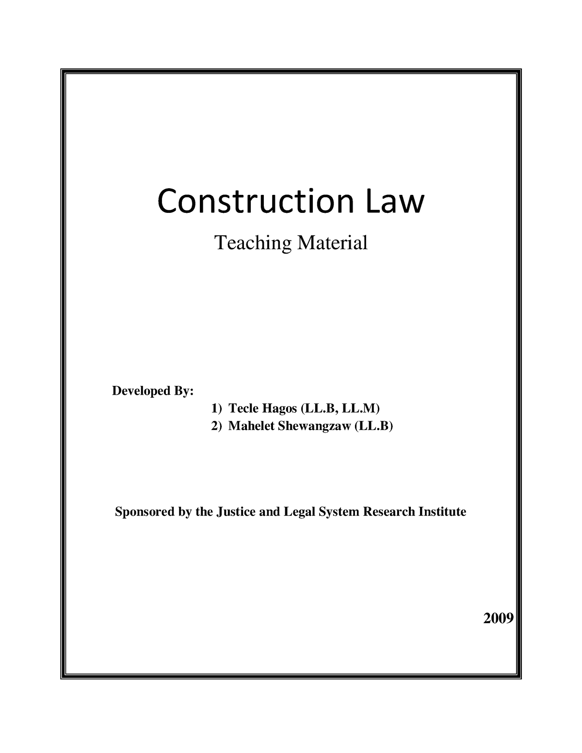 thesis topics for construction law