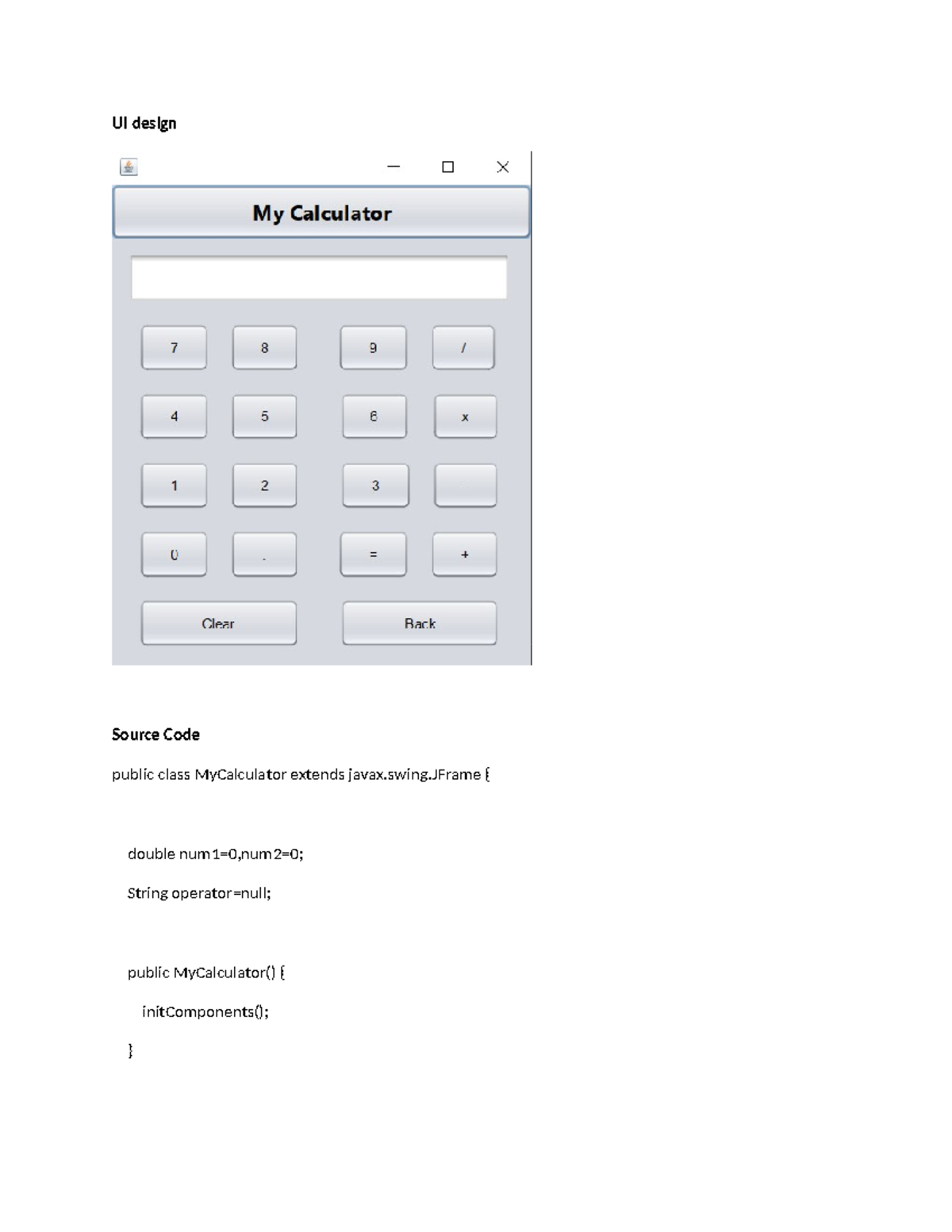 Gina and rica Ui design - Information of System - UI design Source Code ...